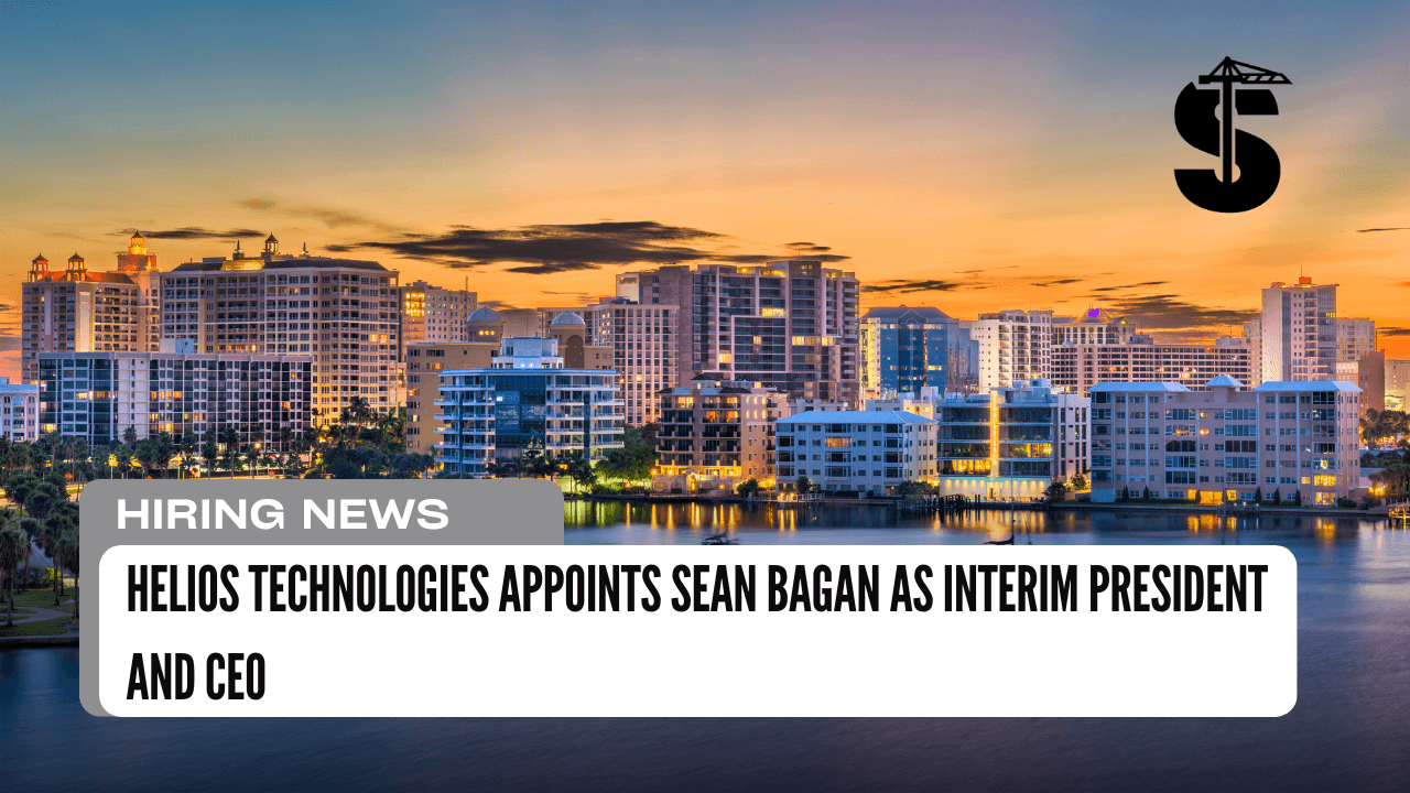 Helios Technologies Appoints Sean Bagan as Interim President and CEO